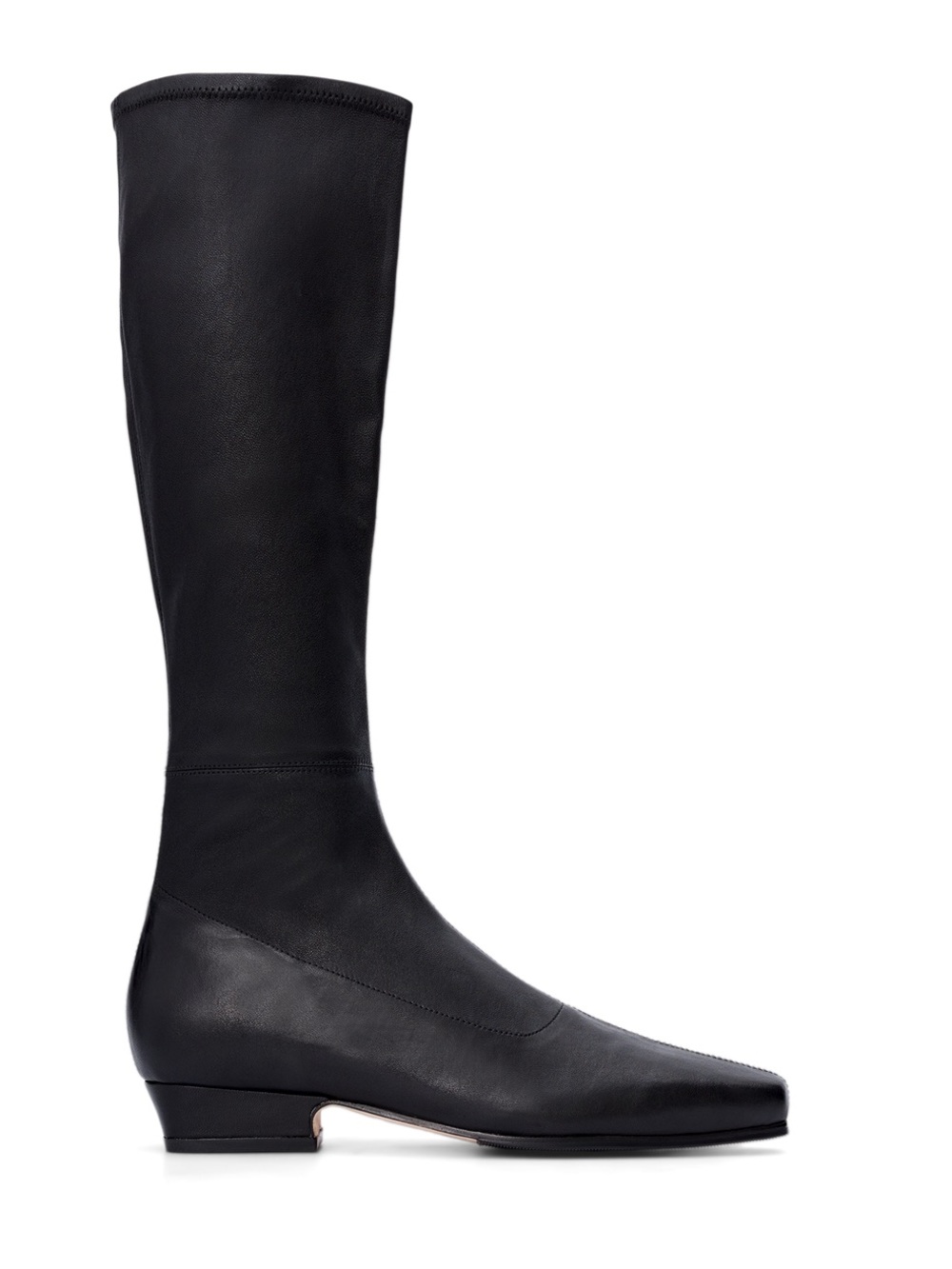 Bared Footwear Remiz Black Leather Knee-High Boots designer minimal NWT